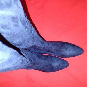 SOLD: Knee- high fashion boot small heel